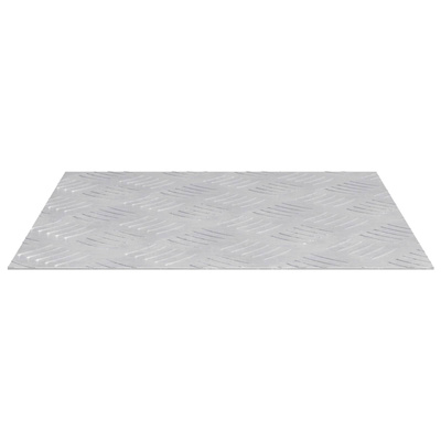 Stopień Kwadrat 4 pcs Srebrny 40 x 40 cm Aluminium