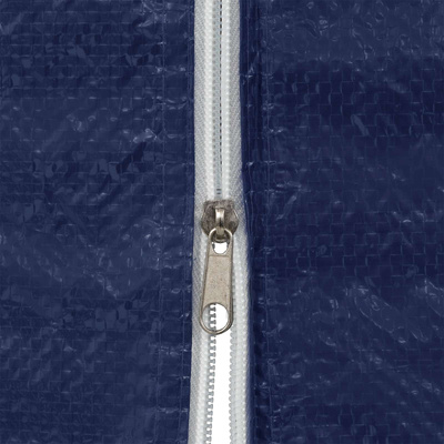 Ściana boczna namiotu na imprezy 2 pcs niebieski 400 x 195 cm