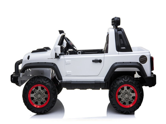Auto Terenowe Na Akumulator YSA023 Biały 24V Dla Dzieci LED Pilot MP3