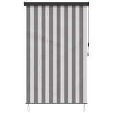 Roleta Antracytowy i biały 140 x 250 cm Materiał i Aluminium