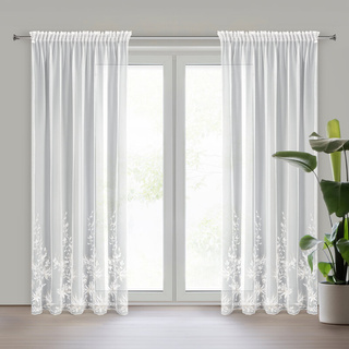 Firana Julia biała 140x270