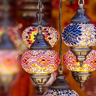 Lampa wisząca mozaikowa orientalne ULFN321-1