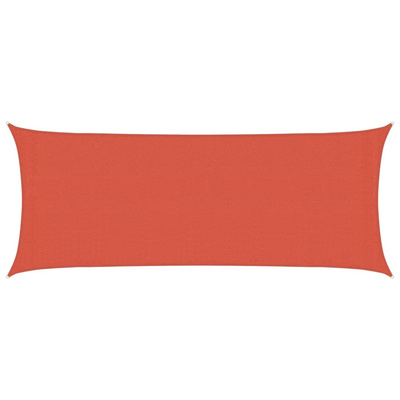 Żagiel przeciwsłoneczny, 160 g/m?, terakotowy, 2x4,5 m, HDPE