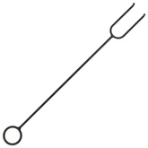 vidaXL Rustykalne palenisko z pogrzebaczem, 62x54x56 cm, XXL, stal