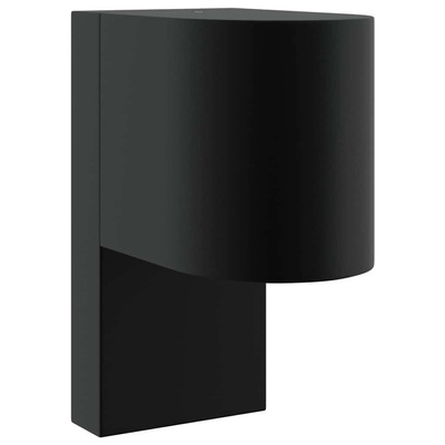 Zewnętrzna lampa ścienna 2 pcs Czarny 12 x 7 x 15 cm