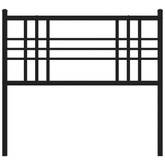 Metalowe wymienne wezgłowie, czarne, 100 cm