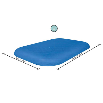 Bestway Pokrywa na basen Flowclear, 262x175x51 cm