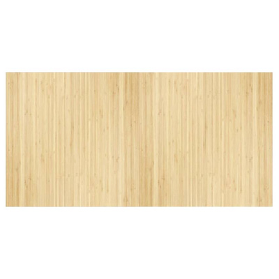 Dywan prostokątny, jasny naturalny, 100x200 cm, bambusowy vidaXL