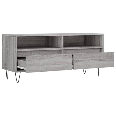 vidaXL Szafka pod TV, szary dąb sonoma, 100x34,5x44,5 cm model standard