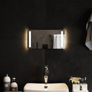vidaXL Lustro łazienkowe z LED, 40x20 cm