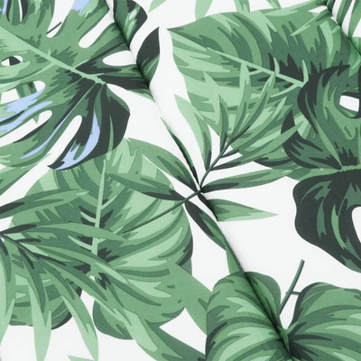 vidaXL Poduszka na leżak, wzór w liście, tkanina Oxford