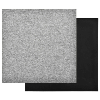 Dywan 20 pcs Jasnoszary 50 x 50 cm 100% polipropylen