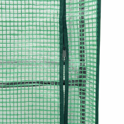 Podwyższona donica ze szklarnią, wygląd rattanu, 80x40x123 cm