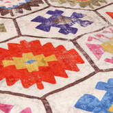 vidaXL Dywan z możliwością prania, kolorowy, 190x300cm, antypoślizgowy