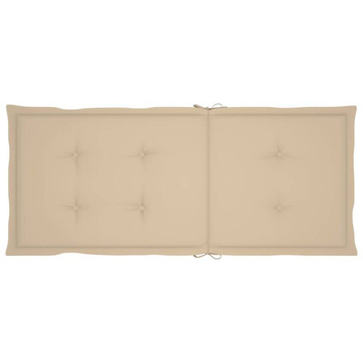 vidaXL Składane krzesła ogrodowe z poduszkami, 3 szt., drewno akacjowe