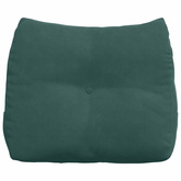 Poduszka na plecy Ciemna zieleń 60 x 24 x 50 cm Aksamit