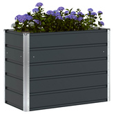 Donica Antracyt 100 x 50 x 75 cm Stal Galwanizowana