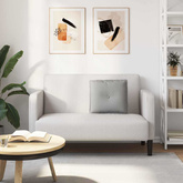 Poduszka na plecy Szary chmur 50 x 19 x 45 cm tkanina