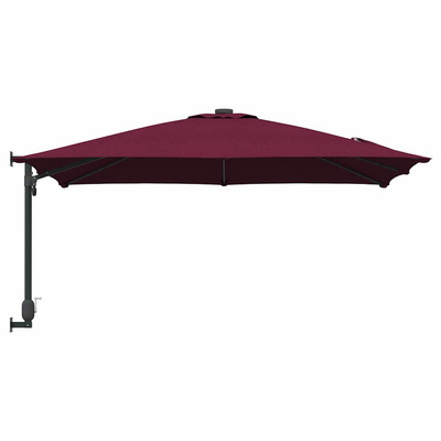 Parasolka ogrodowa Bordeaux Czerwony 248,5 x 247,5 x 160 cm