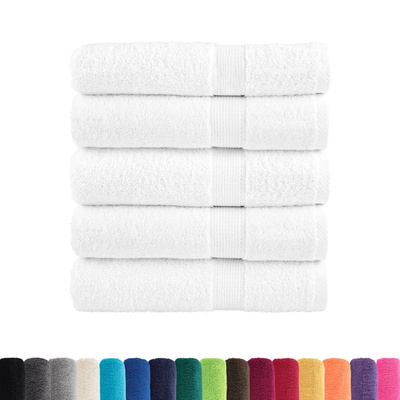 Ręczniki premium, SOLUND, 25 szt., białe, 70x140 cm, 600 g/m?