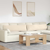 Poduszki na sofę 2 pcs Beżowy 145 x 40 cm tkanina