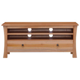 vidaXL Szafka pod TV, 100x30x45 cm, lite drewno mahoniowe