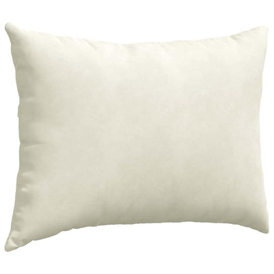 Poduszki na sofę 2 pcs Kremowy 70 x 50 cm Tkanina sztruksowa