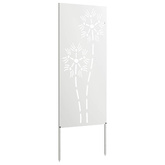Ekran zapewniający prywatność w ogrodzie Biały 50 x 140 cm