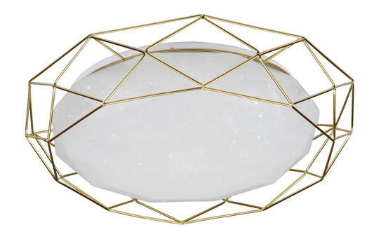 Plafon LED 24W 43cm 3000K złoty SVEN 98-66312