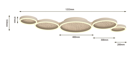 Lampa sufitowa BORMES 9069-513