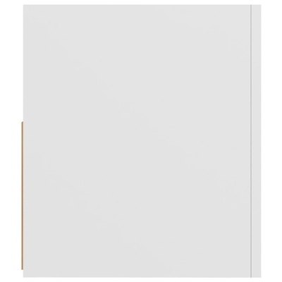 vidaXL Szafka pod TV z oświetleniem LED, biała, 90x35x40 cm
