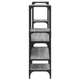 vidaXL Szafka pod TV, szary dąb sonoma, 206,5x28,5x95 cm