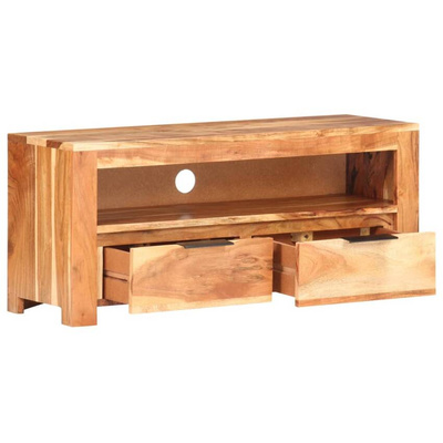 vidaXL Szafka pod TV, 90x30x40 cm, lite drewno akacjowe