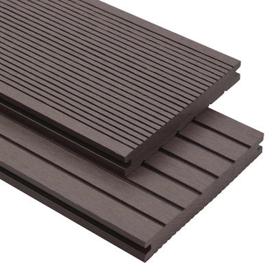 Deska Tarasowa 6 pcs Ciemny brąz Kompozyt drewniano-plastikowy