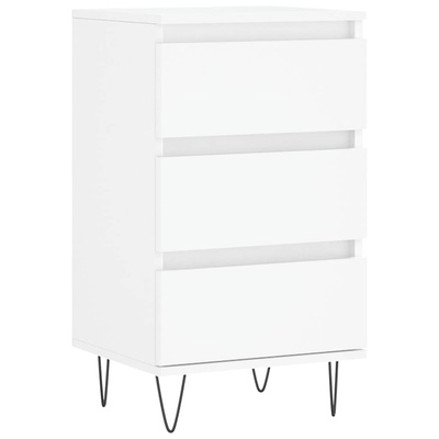 vidaXL Komoda, biała, 40x35x70 cm, materiał drewnopochodny wariant 4