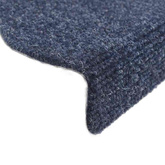 Maty na schody samoprzylepne 10 szt. 65x21x4 cm niebieskie półokrągłe duże