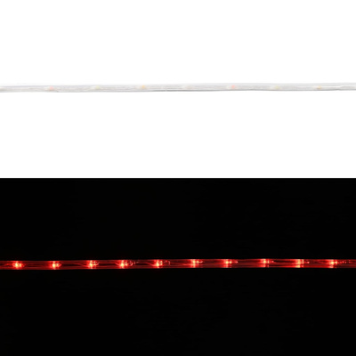 Lina świetlna z 2400 diodami LED Czerwony 100 m PVC