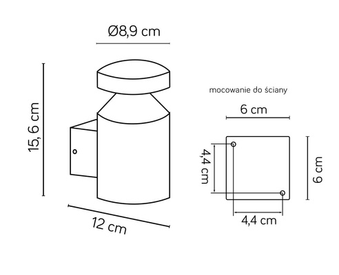 Kinkiet zewnętrzny DL-K100