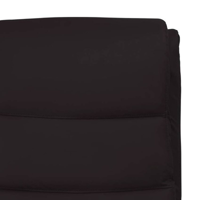 vidaXL Podnoszony fotel masujący, czarny, sztuczna skóra model standard