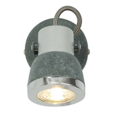 Kinkiet szary metalowy regulowany 50W GU10 Sabynio Globo 57000-1