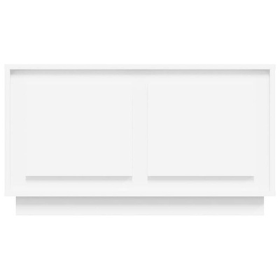 vidaXL Szafka pod TV, biała, 80x35x45 cm, materiał drewnopochodny