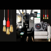 OPRAWA SILIKONOWA LAMPA WISZĄCA LOFT BIAŁA E27 1M