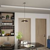 Żyrandol KOBE 1 BLACK