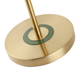 Lampka Biurkowa Bankierka Zielona Abruzzo Banquero 3xE27