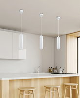 Lampa wisząca biała naświetlacz Tuba 31-77684