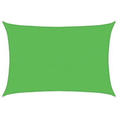 Żagiel przeciwsłoneczny, 160 g/m?, jasnozielony, 5x7 m, HDPE
