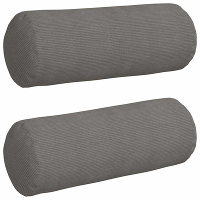 Poduszki Wałkowe 2 pcs Jasnoszary ? 25 x 70 cm