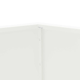 Donica Biały 100 x 100 x 80 cm Stal