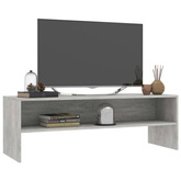 vidaXL Szafka pod TV, betonowy szary, 120 x 40 x 40 cm, płyta wiórowa