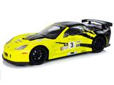 Auto Sportowe Wyścigowe R/C 1:18 Corvette C6.R Żółty 2.4 G Światła